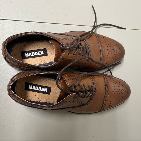 Steve Madden brown dress shoes size 7.5 men - Picture 4 of 4